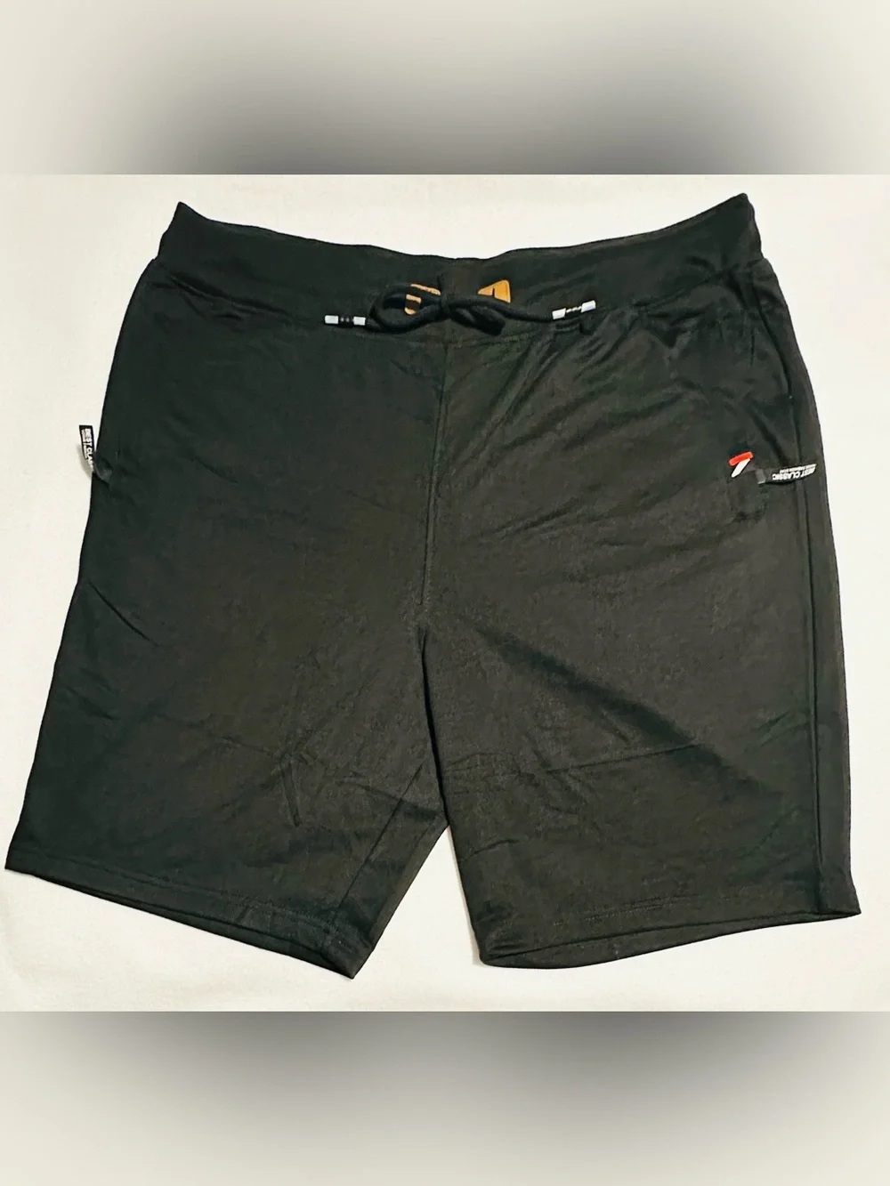 NWOT Best Classic Vogue Fashion Men’s Black Athletic Drawstring Sports Shorts